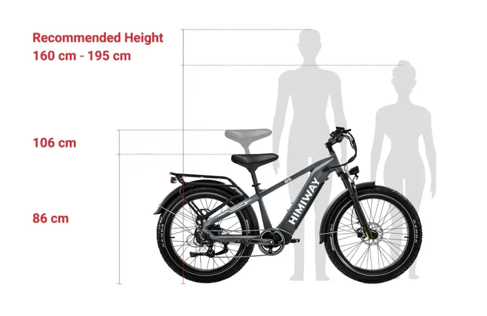Himiway D5 Fat Bike Eléctrica Todo Terreno image 3