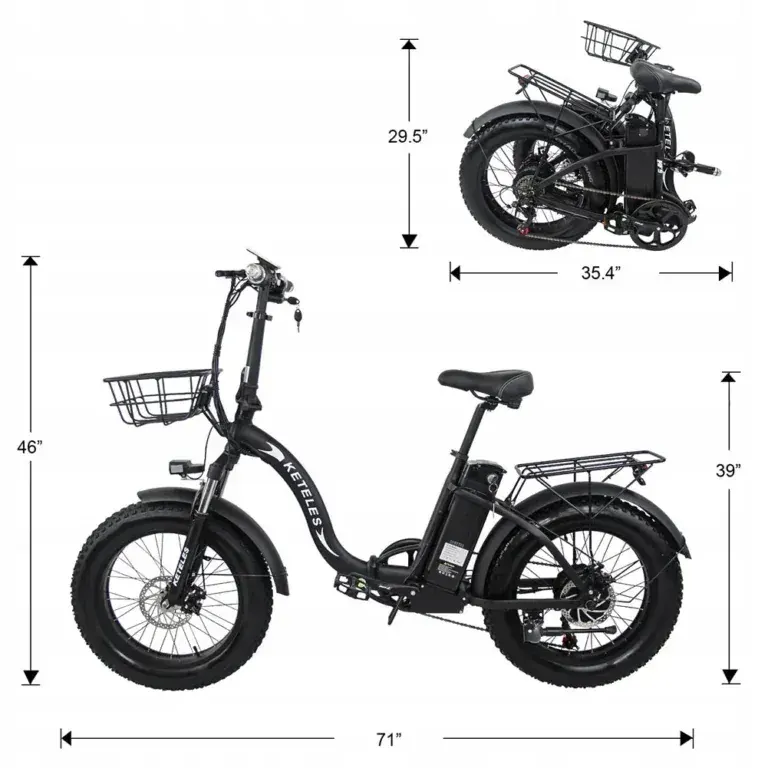 Keteles KF9 Bicicleta Eléctrica Plegable image 2