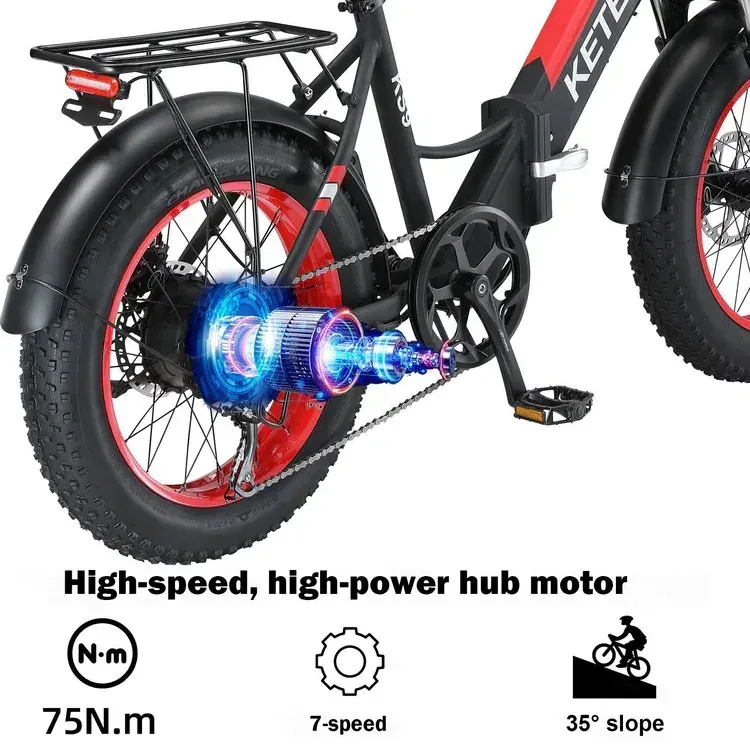 Keteles KS9 Bicicleta Eléctrica Plegable image 4