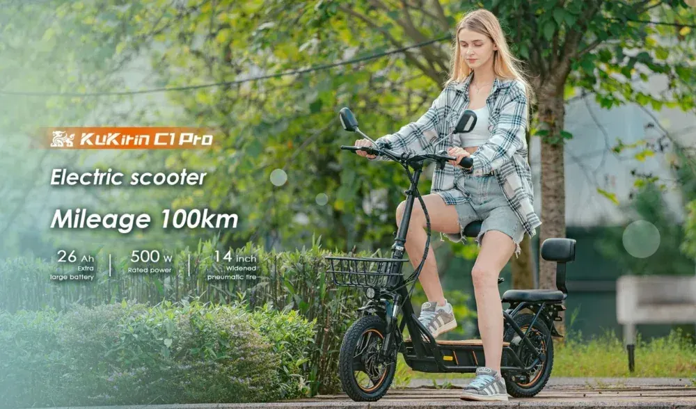 Kukirin C1 Pro Patinete Eléctrico de Larga Autonomía image 3