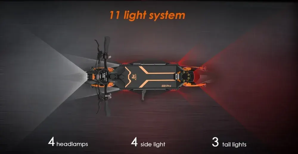 Kukirin G3 Pro Patinete Eléctrico Doble Motor image 10