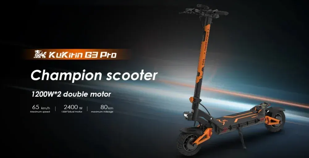 Kukirin G3 Pro Patinete Eléctrico Doble Motor image 3