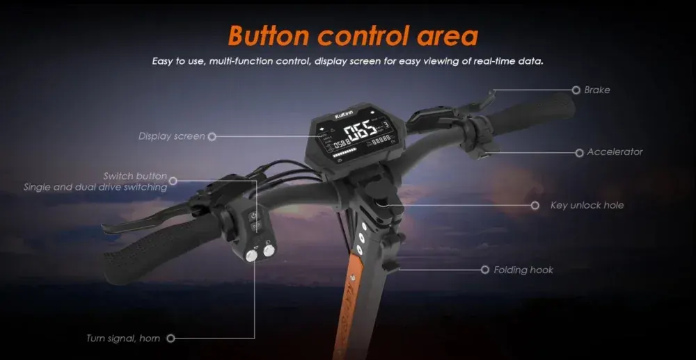 Kukirin G3 Pro Patinete Eléctrico Doble Motor image 9
