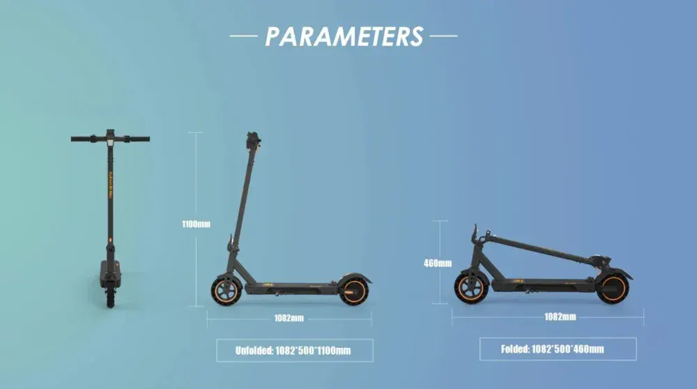 Kukirin S1 Max Patinete Eléctrico Plegable image 2