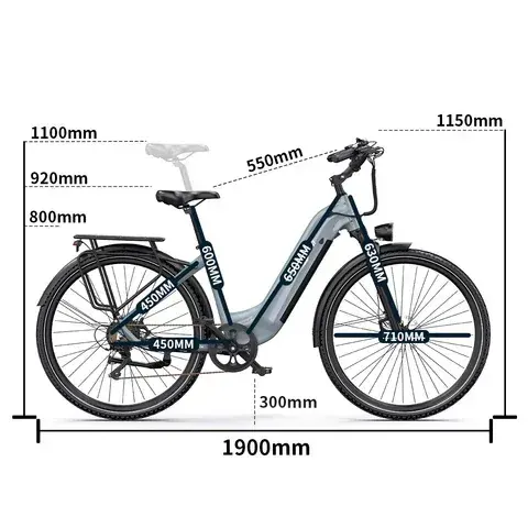 Onesport OT05 Pro Bicicleta Eléctrica Urbana image 4