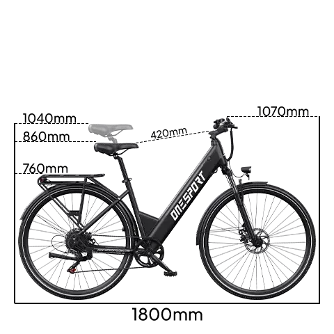 Onesport OT12 Bicicleta Eléctrica Urbana image 2