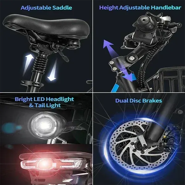 Ridstar H20 Pro Bicicleta Eléctrica Plegable image 6