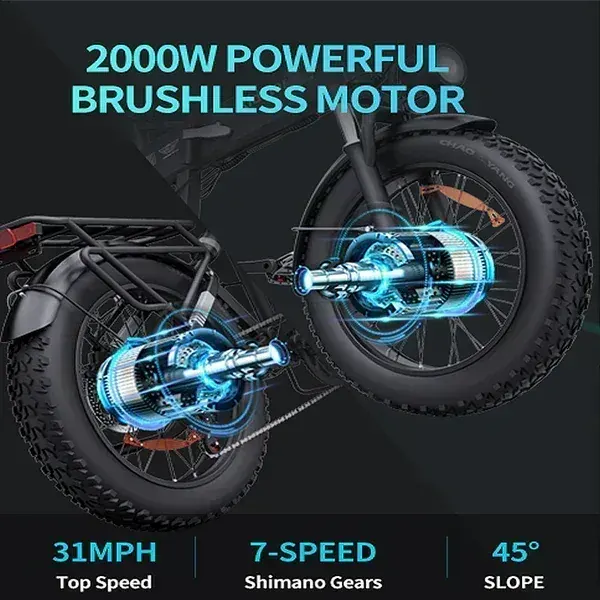 Ridstar H20 Pro Bicicleta Eléctrica Plegable image 8