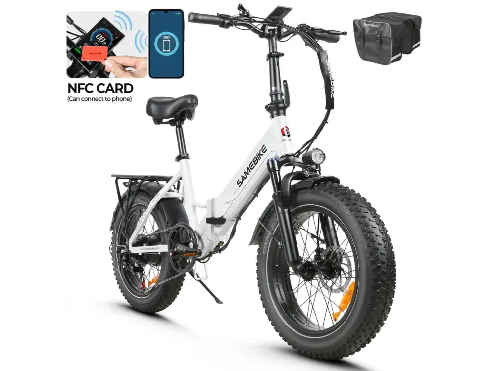 Samebike LOTDM200-II Bicicleta Eléctrica Fat Tire Plegable image 15