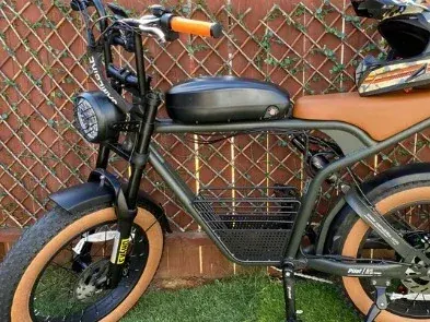 Samebike M20 Bicicleta Eléctrica Fat Tire Retro image 11