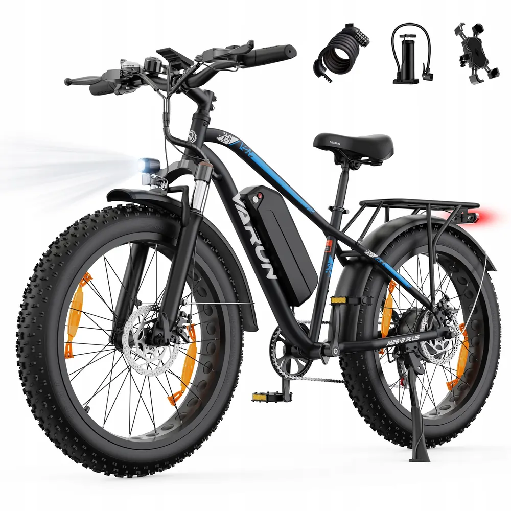 Bicicleta eléctrica de montaña VARUN M26-2 PLUS 250W con batería 48V 18AH