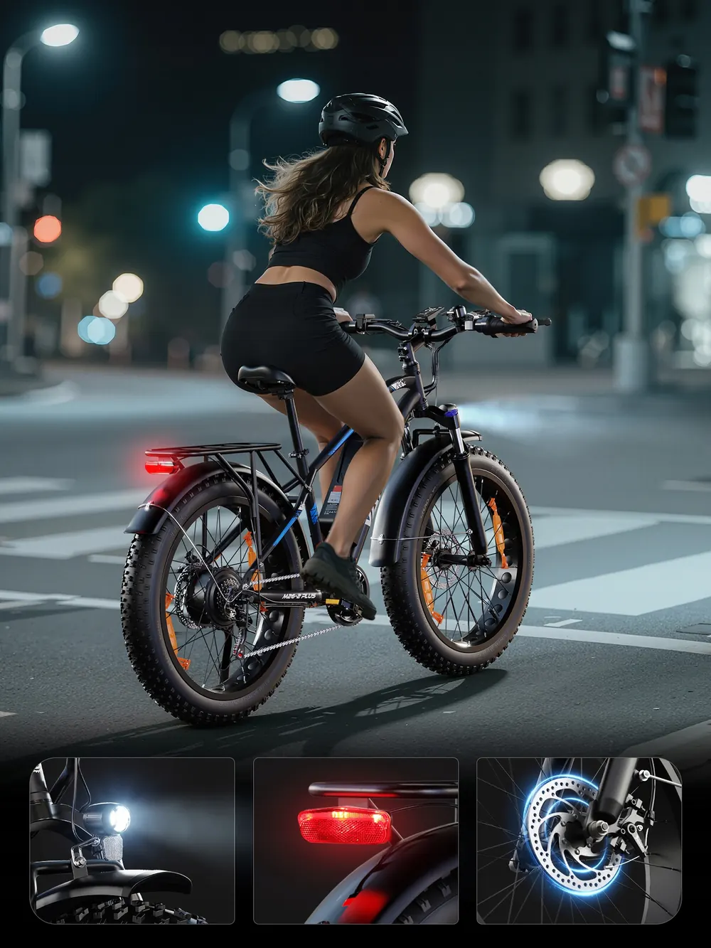 Bici eléctrica VARUN M26-2 PLUS talla de cuadro L para adultos