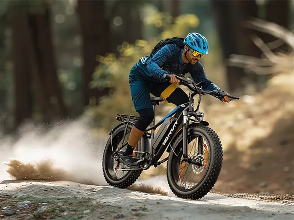 Bicicleta eléctrica de montaña VARUN M26-2 PLUS unisex, diseño versátil para cualquier ciclista