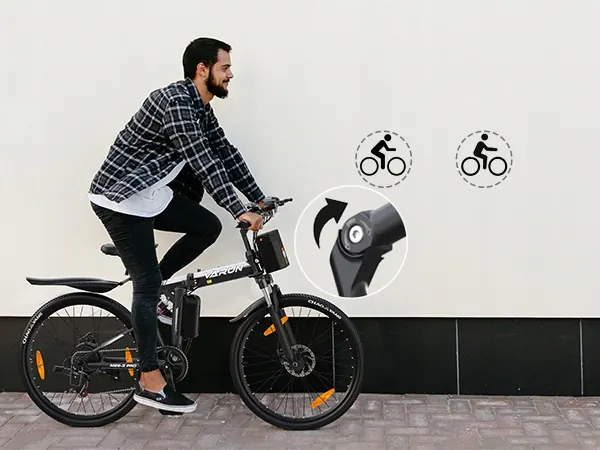 Bicicleta eléctrica plegable VARUN M26-3 PRO con ruedas de 26 pulgadas