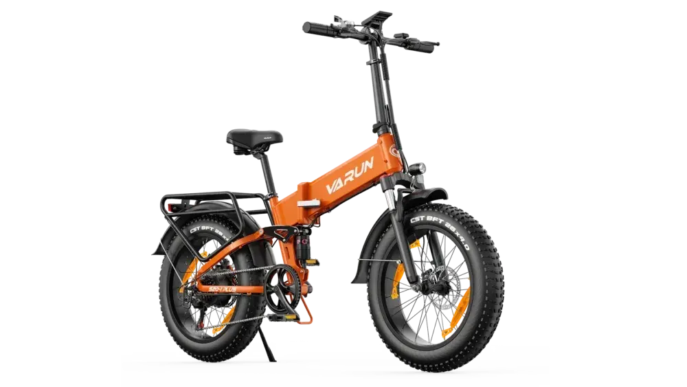 Varun S20-1 PLUS Bicicleta Eléctrica Plegable Fat Tire image 13