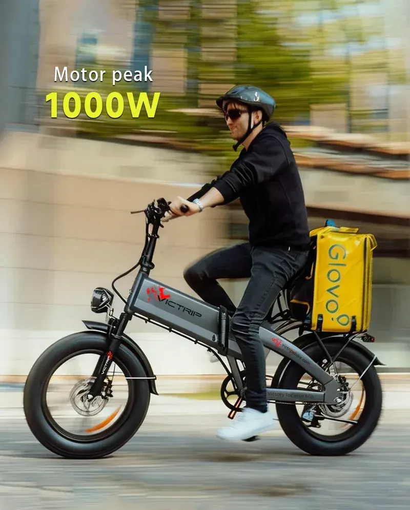 Victrip T6 Bicicleta Eléctrica Plegable de Larga Autonomía image 5