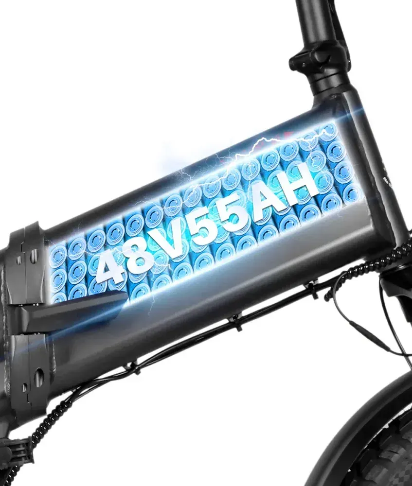 Victrip T6 Bicicleta Eléctrica Plegable de Larga Autonomía image 6