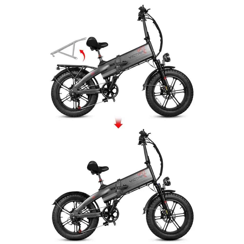 Victrip T6 Bicicleta Eléctrica Plegable de Larga Autonomía image 8