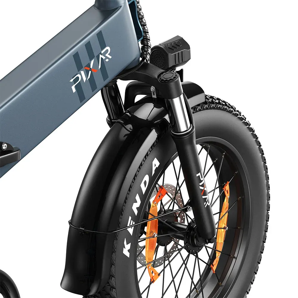 PIXAR F2 bicicleta eléctrica plegable de ruedas anchas image 10