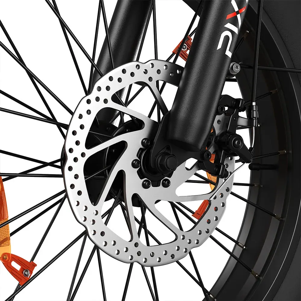 PIXAR F2 bicicleta eléctrica plegable de ruedas anchas image 11