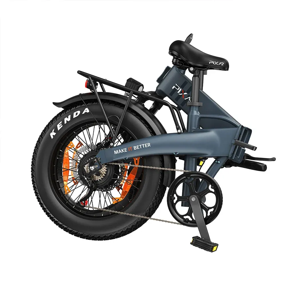PIXAR F2 bicicleta eléctrica plegable de ruedas anchas image 3
