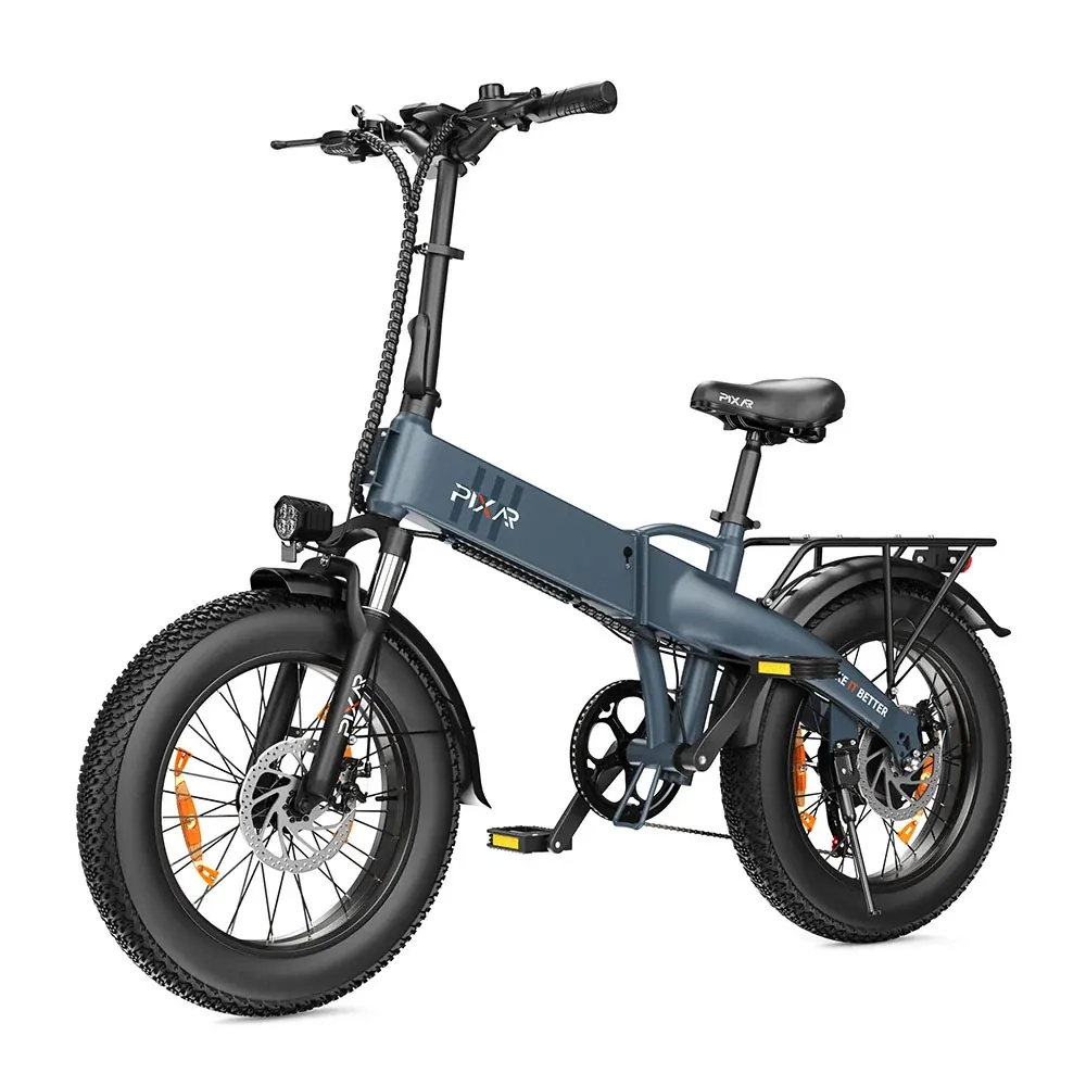 PIXAR F2 bicicleta eléctrica plegable de ruedas anchas image 6