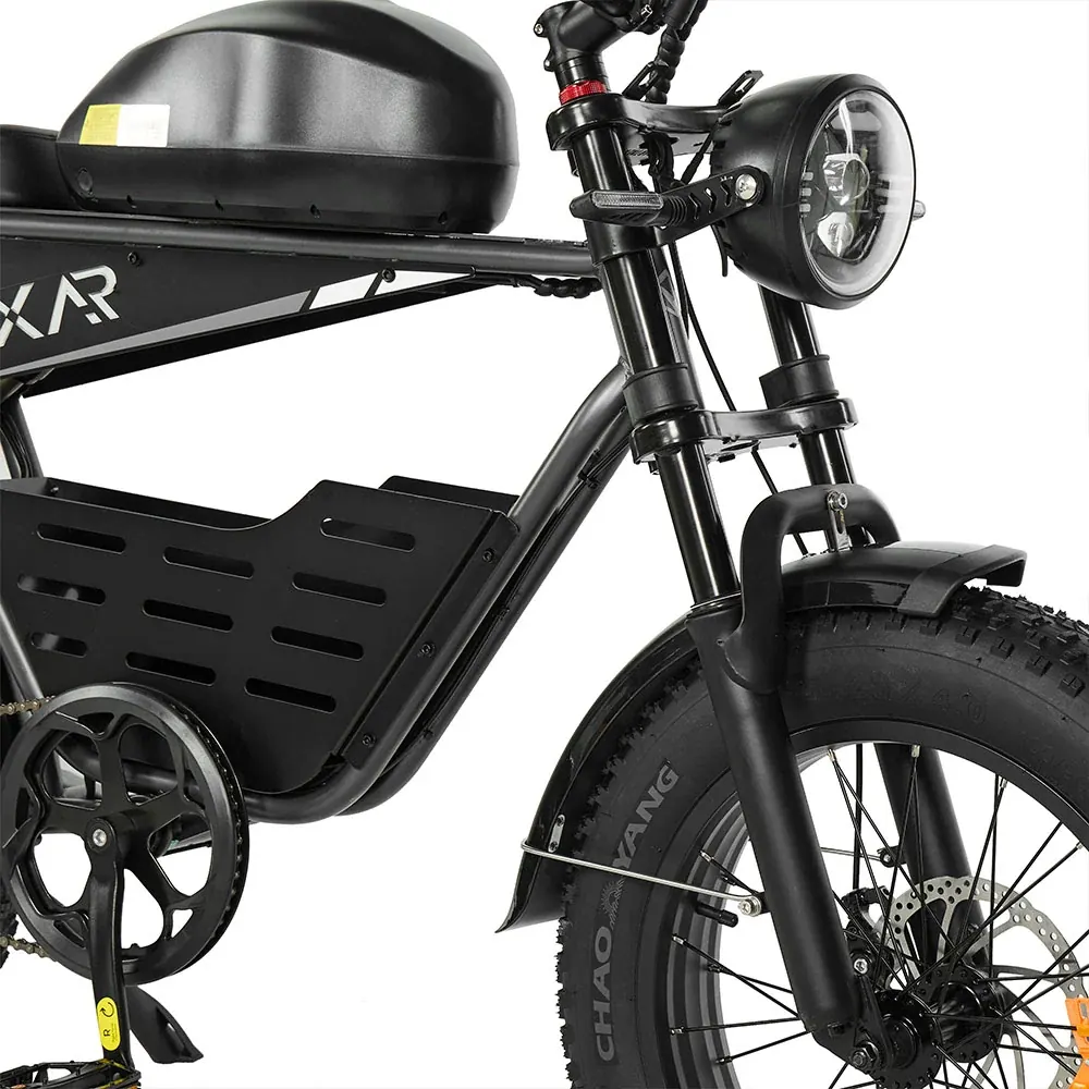 PIXAR Super fat bike eléctrica retro con asiento largo image 12