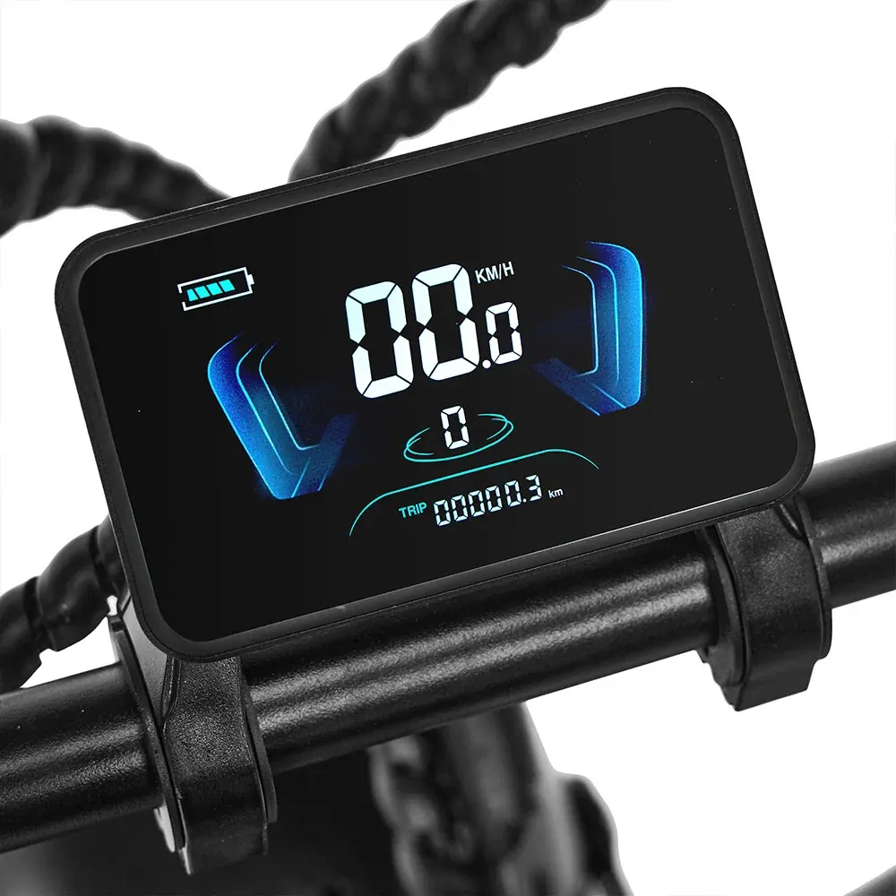 PIXAR Super fat bike eléctrica retro con asiento largo image 2
