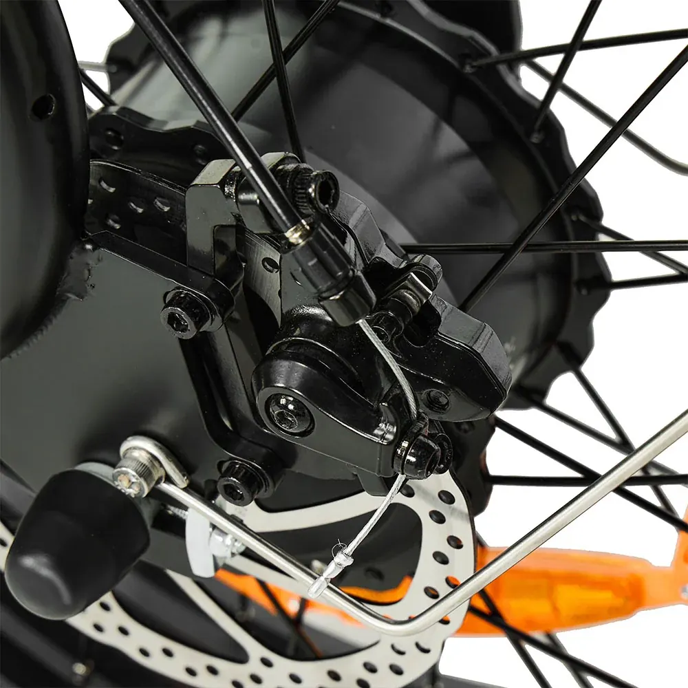 PIXAR Super fat bike eléctrica retro con asiento largo image 9