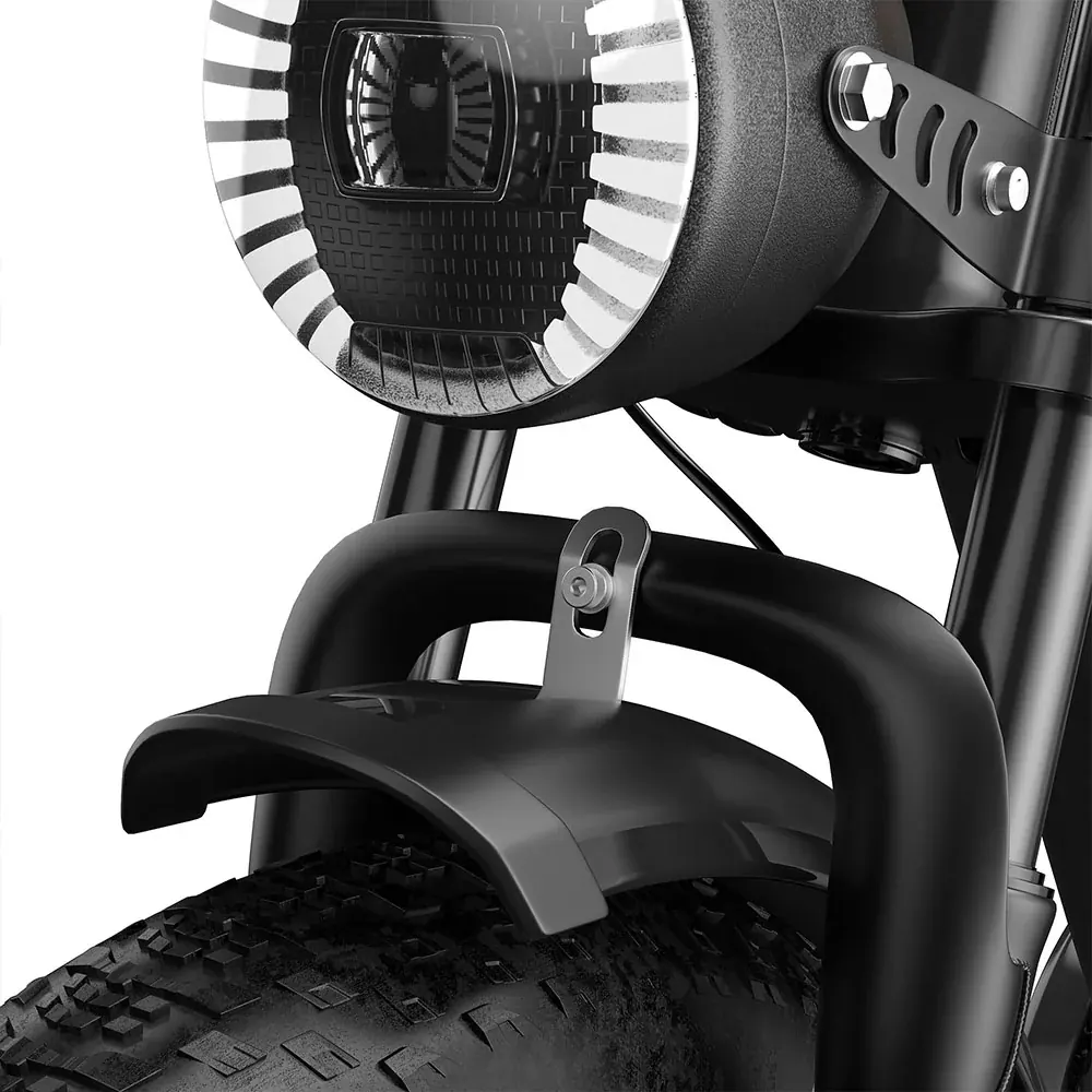 VELOPRO M9 fat bike eléctrica retro con doble batería image 11