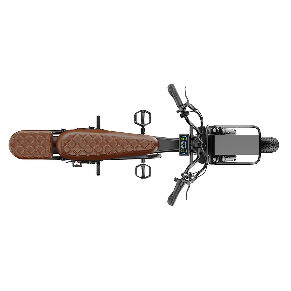 VELOPRO M9 fat bike eléctrica retro con doble batería image 7