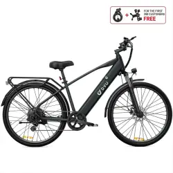 DYU C5 Bicicleta Eléctrica Urbana de 27,5 Pulgadas